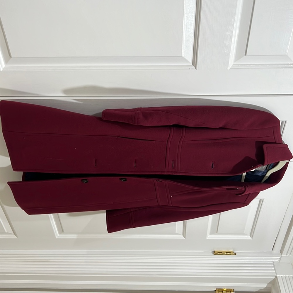 Jcrew Double Cloth dress coat size 4p